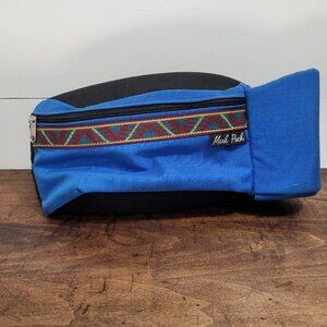 Mark Pack Blue Fanny Pack Belt Bag Walking Pouch Hiking/Active Belt Men/Women